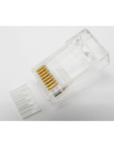 CONECTOR RJ45 CAT.6 CON GUIA