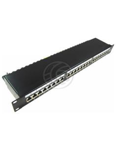 PATCH PANEL 24 RJ45 Cat.6 FTP 1U NEGRO RD44