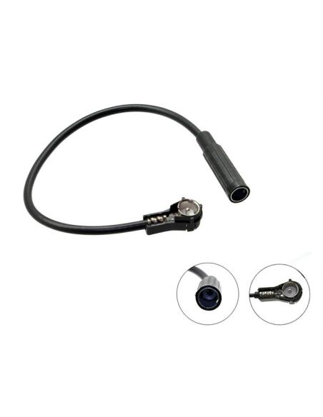 CABLE ADAPTADOR ANTENA RADIO COCHE ISO/DIN
