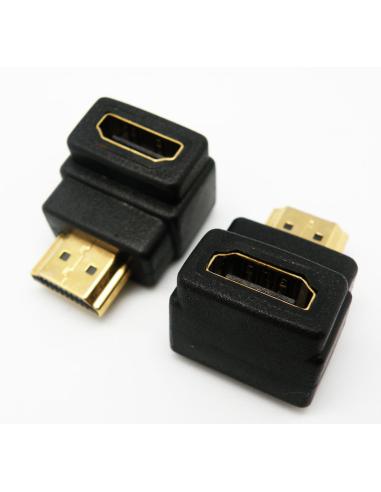 ADAPTADOR HDMI M. - HDMI H. ÂNGULO 90º REF:0564