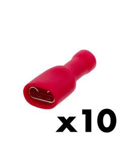 BLISTER FASTON FEMELLA 6,3mm Ø0,5-1,5mm AÏLLAT ROJ