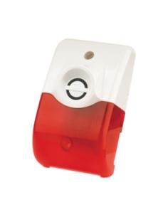 SIRENA ALARMA ACUSTICA-LUMINOSA 12V 115dB