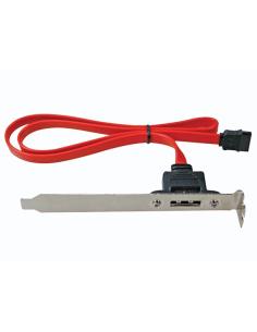 CONEXION SATA HEMBRA A eSATA HEMBRA C/SOPORTE 0,5m