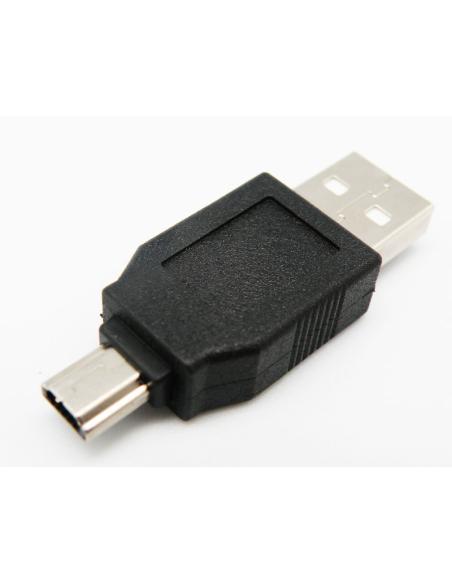 ADAPTADOR USB A MACHO - 5P MINI USB B MACHO