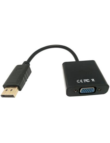 CONEXION DISPLAYPORT MACHO - HDB15 (VGA) HEMBRA