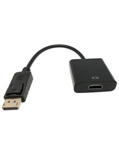CONEXION DISPLAYPORT MACHO - HDMI HEMBRA 0,15m
