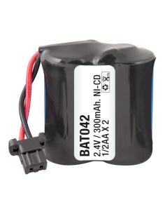 PACK BATERIA 2,4V 400mA NI-CD 1/2AAx2 BAT042