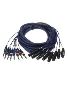 CABLE SPIDER 8 x JACK MONO 6,35mm A 8 x XLR HEMBRA