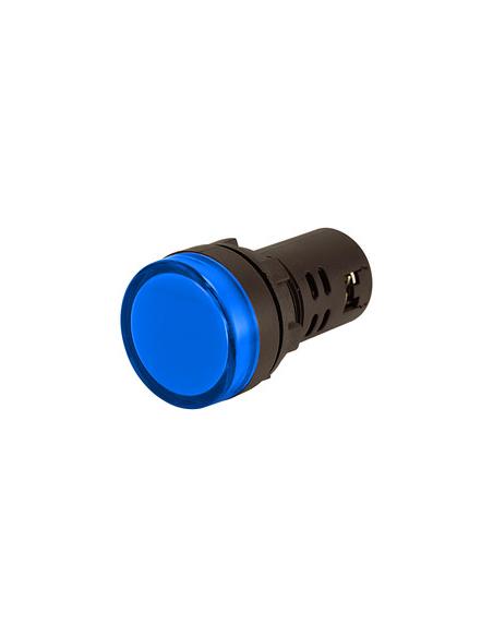 MULTILED-PILOT 12V AC/DC Ø22mm BLAU