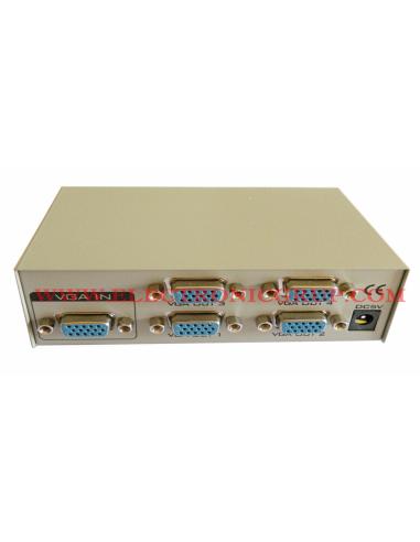 SPLITTER VGA 1E/4S 25-35m Auflösung 1920x1440