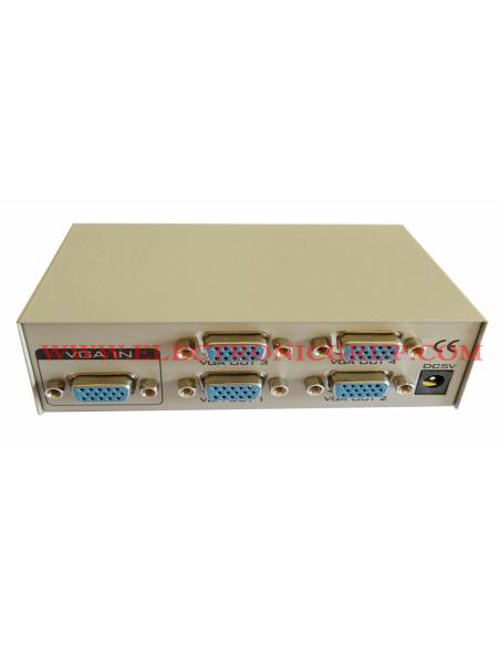 SPLITTER VGA 1E/4S 25-35m Auflösung 1920x1440