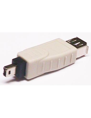 ADAPTADOR IEEE 1394 4P MACHO- 6P HEMBRA