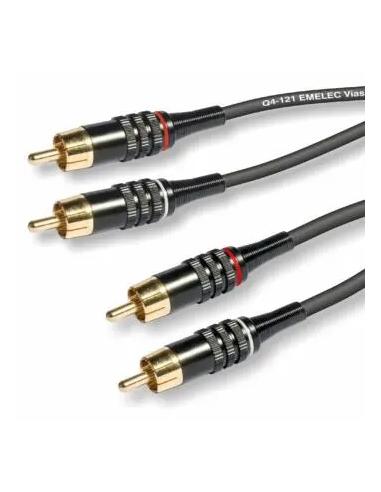 CONEXION 2 x RCA MACHO - 2 x RCA MACHO 10m
