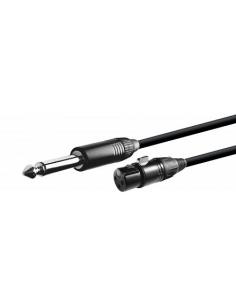 CONEXION JACK 6,3 MONO - XLR 3P HEMBRA 1m