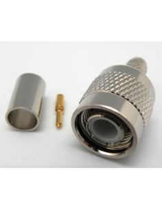 CONNECTOR TNC MASCLE CRIMPAR RG-59
