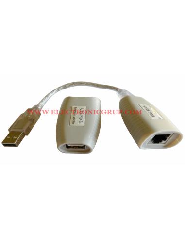 EXTENSOR USB POR RJ45 30-60m.