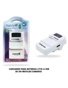 CARGADOR DIGITAL LCD PARA BATERIA LITIO 3,7V