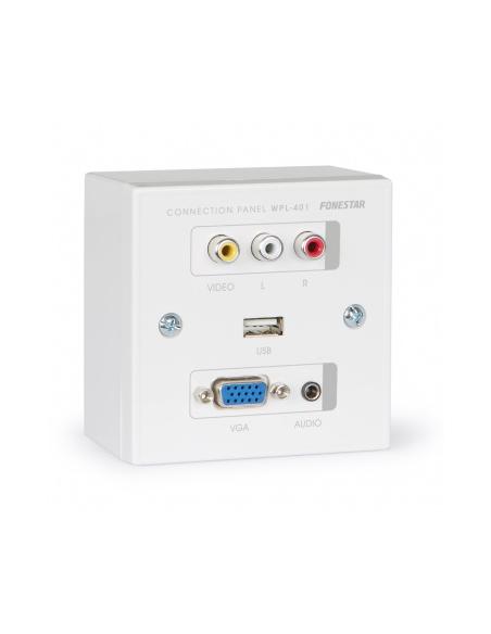 PANEL DE CONEXION VGA, USB y A/V WPL-401