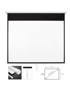 PANTALLA PROYECTOR MANUAL 2x1,5M PPMA-43100BA