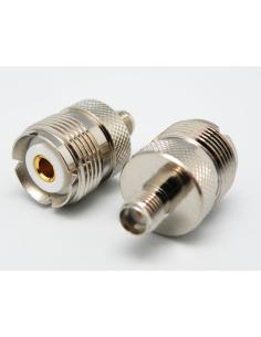 ADAPTADOR SMA FEMELLA - UHF (PL) FEMELLA
