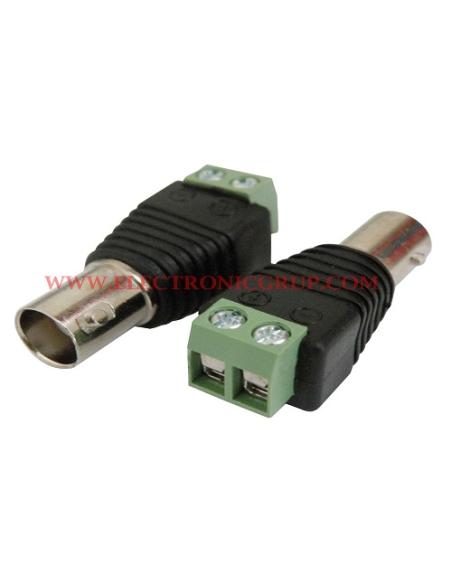 TERMINAIS DE PARAFUSO DO CONECTOR FÊMEA BNC