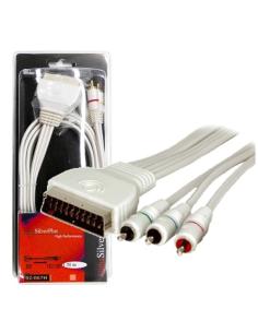 MÄNNLICHER SCART-ANSCHLUSS – 3 RCA (RGB) 1,5 m