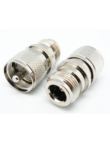 N FÊMEA - ADAPTADOR PL (UHF) MACHO