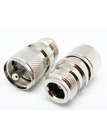 N FÊMEA - ADAPTADOR PL (UHF) MACHO