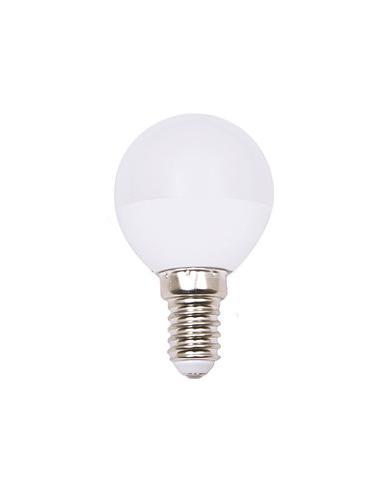 BOMBILLA LED ESFERICA E14 7W CALIDA 3000K 560Lm