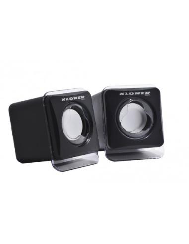 SCHWARZER KLONER TECH-LAUTSPRECHER 3Wx2(rms) ALIM. USB 5V