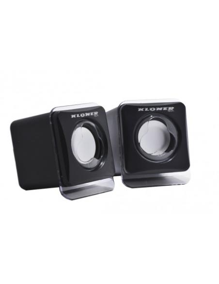 SCHWARZER KLONER TECH-LAUTSPRECHER 3Wx2(rms) ALIM. USB 5V