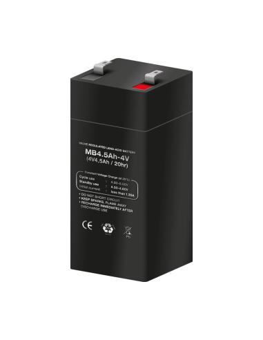 BATERIA DE CHUMBO 4V 4.5A 48x48x102mm