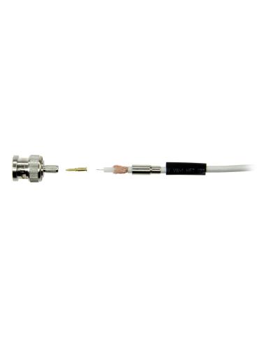 CONECTOR BNC MACHO MICROCOAXIAL RG-179