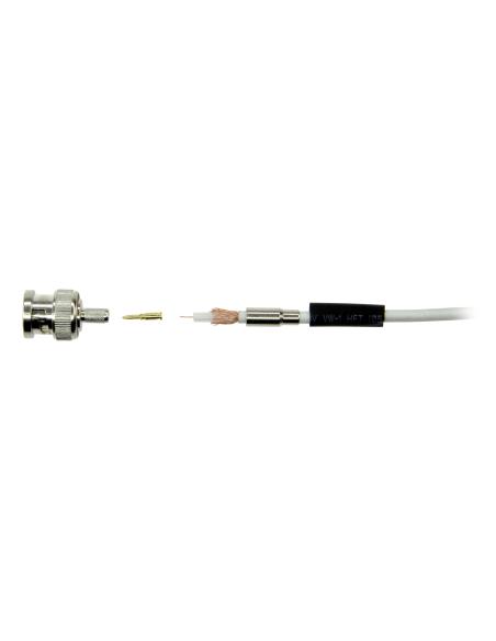 CONECTOR BNC MACHO MICROCOAXIAL RG-179