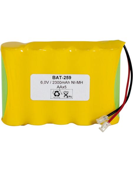 NI-MH 6V 2500mAh 5xAA BATTERIE BAT259