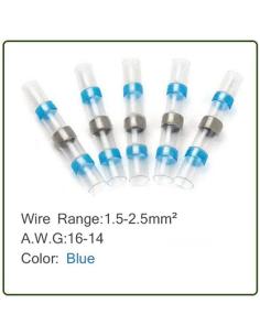 EMPALME RETRACTIL CON ESTAÑO 1,5-2,5mm² AZUL