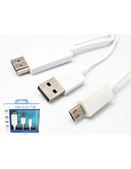 MHL MICRO USB-ZU-HDMI-ADAPTER (SAMSUNG S3/S4/S5)