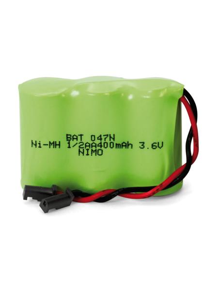 3,6V 400mA 1/2AAx3 NI-MH BAT047N BATTERIE