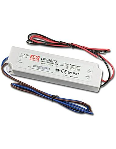 ALIMENTATION IP67 12V 3A 36W LPV-35-12