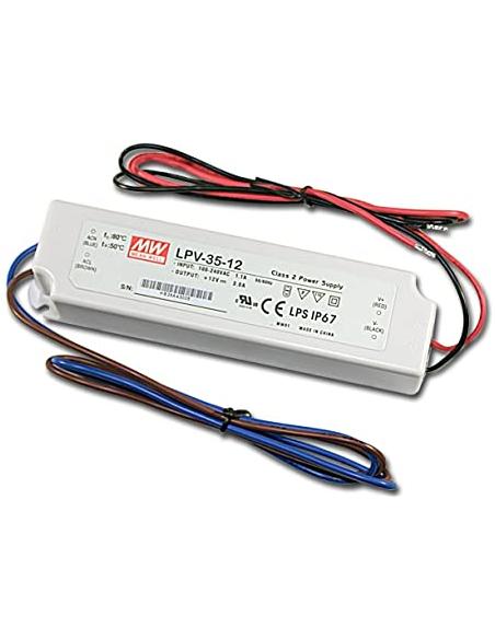 ALIMENTATION IP67 12V 3A 36W LPV-35-12