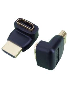 ADAPTADOR HDMI M. - HDMI H. ANGULADO 90º REF:0827