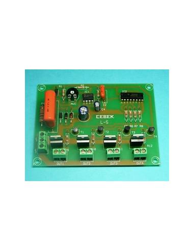 4 CANAIS SEQUENCIAIS 250W 0,1-4 segundos 220V L-5