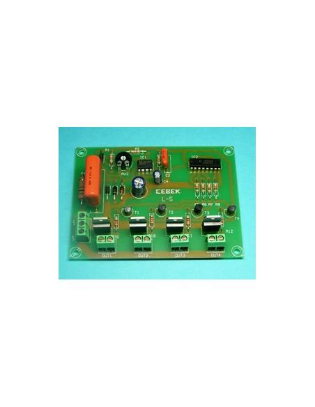 4 CANAIS SEQUENCIAIS 250W 0,1-4 segundos 220V L-5