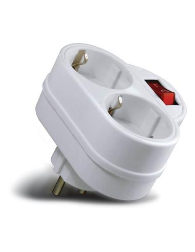 SCHUKO DOPPELDIEB MIT SCHALTER 16A/250V