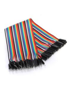 40 CABLES 20cm 2,54mm MACHO-HEMBRA PARA ARDUINO