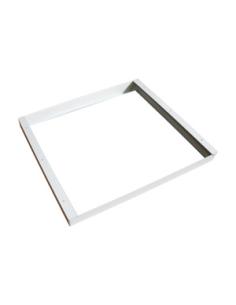 MARCO SUPERFICIE PARA PANEL LED 60x60mm BLANCO