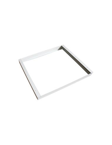 MARCO SUPERFICIE PARA PANEL LED 60x60mm BLANCO