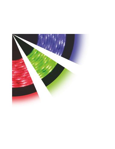 KIT TIRA LEDS RGB IP65 CONTROLADOR Y F.A. 72W 5m