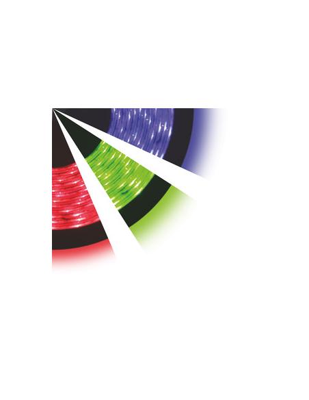 KIT TIRA LEDS RGB IP65 CONTROLADOR Y F.A. 72W 5m