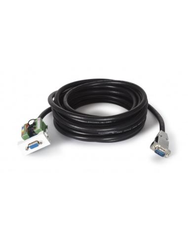 WEIBLICHES VGA-PANEL + 5m KABEL FONESTAR WP-51V-5